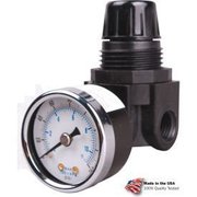 Arrow Pneumatics Arrow Mini Air Regulator R262g, Glass Filled Nylon, 1/4" Npt, 250 Psi R262G